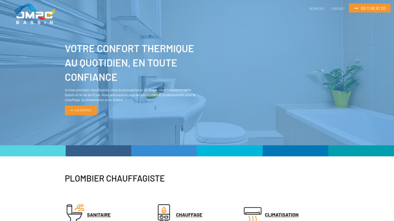 Site internet plombier chauffagiste Site internet plombier chauffagiste